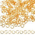 thumbnail image 1 of IFANLANDOR 200pcs Mini Split Jump Rings Open Jump Rings Golden Electroplated Metal Connector for Craft Supplies, 1 of 8
