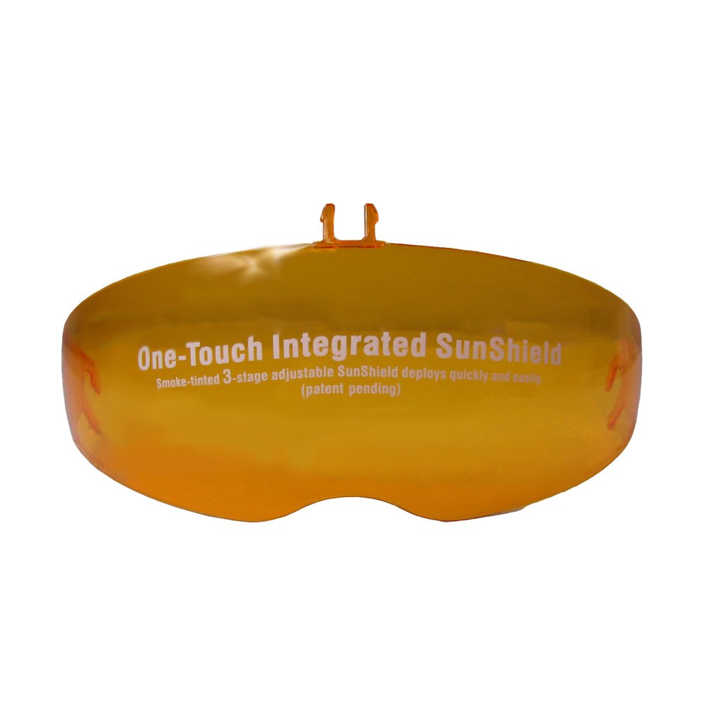 HJC New HJV5 Sun Visor HiDefinition Shield, Yellow, 601034P