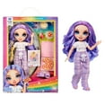 thumbnail image 1 of Soirée pyjama Rainbow High Jr High - Poupée articulée Violet (violette) de 9 po (23 cm), 1 of 6
