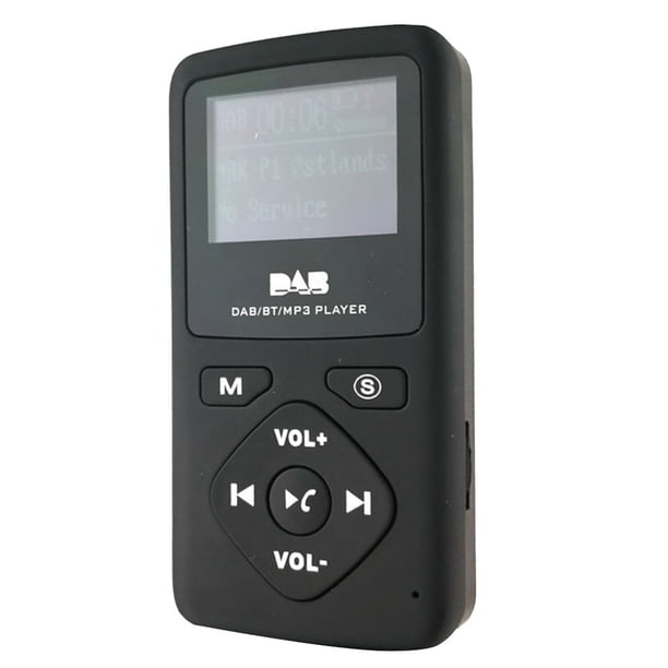 DAB-P7 Receptor de radio Bluetooth de bolsillo DAB FM portátil Pantalla LCD Radio digital Reproductor de MP3 Inevent DZ3989-00B