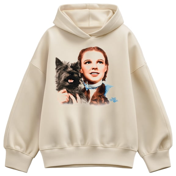 Wizard of Oz - Dorothy And Toto Oversized Fleece Hoodie Sweatshirt