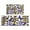 Purple Leaf Pattern, variant on Purple Ethnic Mandala Pattern Kitchen Rugs Sets Of 2,Anti Fatigue Kitchen Mat Rugs Non Slip Washable,Decorative Kitchen Floor Mats for Kitchen,Sink,Laundry,17"x30" 17"x47"