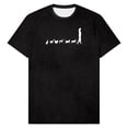 thumbnail image 5 of Trendfront Womens Cat Graphic T Shirts Crewneck Short Sleeve Cat Silhouette Print Casual Loose Fit Tee Tops Animal Lover Summer Shirts, 5 of 5