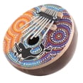 thumbnail image 2 of 7 Touches Réglables Noix de Coco Mbira Portable Kalimba Instrument de Musique Réglable pour Doigt Pouce Piano, 2 of 5