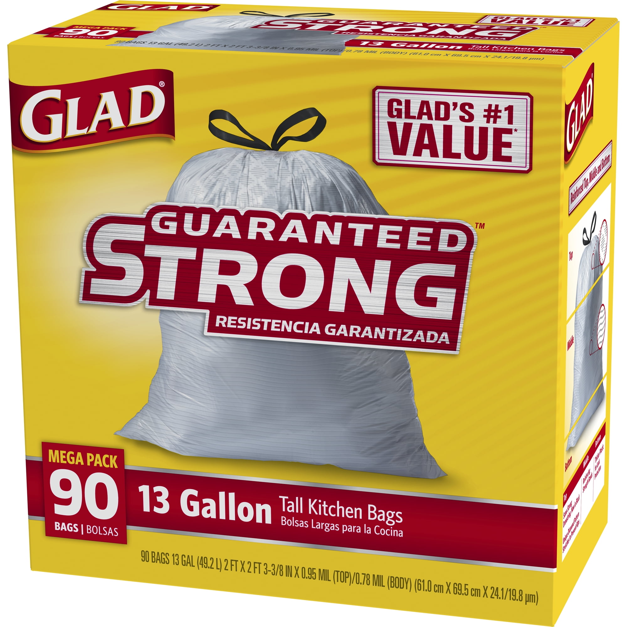 Buy High-Quality 13 Gallon Tall Kitchen Trash Bags – Perfect for