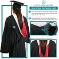 thumbnail image 6 of Endea Graduation Bachelors Hood For Science, Mathematics, Political Science - Gold/Green/Gold, 6 of 6