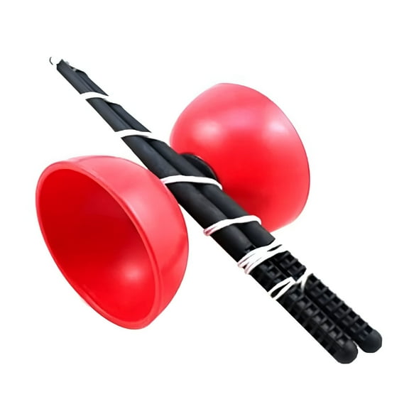 BESTSKY Funny Chinese YOYO 3 Bearing Clutch Diabolo Set Metal Sticks String Bag Toys