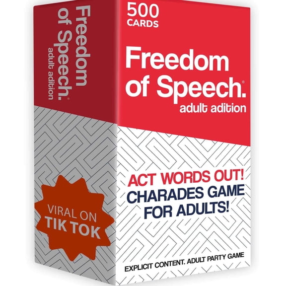 Quokka Freedom of Speech Adult Card Game - Fast-Paced Party Game