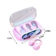 thumbnail image 3 of ToyKingdee Wireless Ear Clip Skeleton Conduction Headphones, Open Ear Headphones, Bluetooth 5.3 Headphones with IPX4 Waterproof, Air Conduction Sport Earbuds for Workouts Running Cycling, 3 of 7