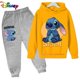 thumbnail image 3 of Conjunto de sudaderas con capucha y pantalones de punto para niños y niñas, sudaderas con capucha y punto para niños y niñas, ropa de moda para niños, 3 of 5