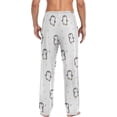 thumbnail image 2 of GZHJMY Penguin Pajama Pants for Men, Lounge Pants Lightweight Men Pajama Bottoms with Drawstring Pockets, Christmas New Year Birthday Gifts, Medium, 2 of 6