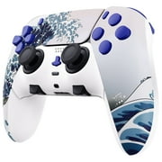 Wave ModdedZone Custom Modded Edge Controller for PS5 & PC With Mobile App Controlled Smart Anti-Recoil and Rapid Fire Mods