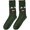 Dark Green, variant on Xijirk Funny Face Crew Socks Novelty Cartoon Print Cotton Socks Size:One Size