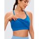 thumbnail image 3 of Musculosa CRZ YOGA sin costuras con espalda racer y sostén incorporado, talle L, 3 of 4