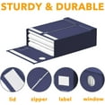 thumbnail image 6 of SpaceAid 4 Pack Sheet Organizers and Storage, Queen & King Size, Blue, Fabric, 6 of 7