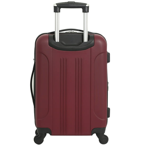 Travelers Club Chicago 20" Rolling Carry On - Red -