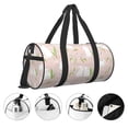 thumbnail image 3 of Fotbe Rabbit Bolsa Deportiva de Lona Plegable con Estampado, Bolsa de Gimnasio con Bolsillo Seco/Húmedo, Bolsa de Viaje Ultraligera de Gran Capacidad, 3 of 6