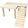 thumbnail image 1 of Miangastore Interesting Chinchilla Toy Wear-resistant Rat Platform Ladder Delicate Hamster Platform, 1 of 8