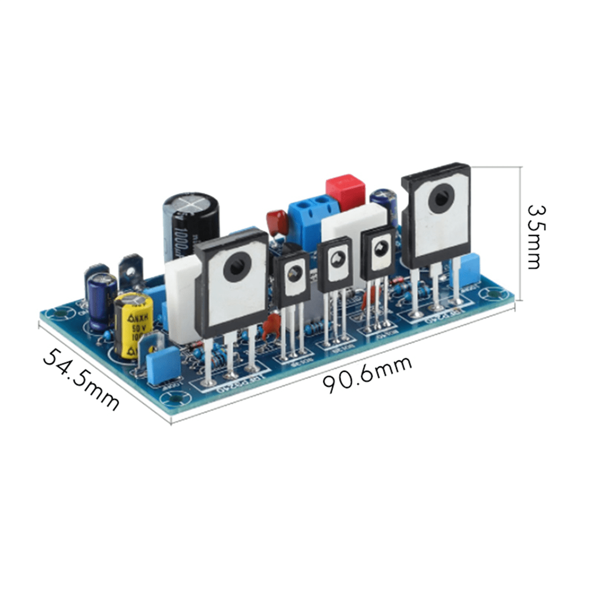 2Pair Power Amplifier Board 100Wx2 Amplificador IRF240 FET Class A Power Amplifier Audio Board Amp for Home Sound,2 Pair Amplifier Board,as shown