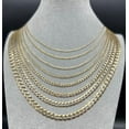 thumbnail image 2 of 10K Real SOLID Gold Pave Cuban Curb Link Chain, SOLID Cuban Curb Chain,10K SOLID Two Tone Gold Chain Necklace Man and Woman, 10K Heavy Chain (Width:5.8MM; Necklace length:24;), 2 of 6