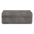 thumbnail image 2 of Uttermost Lalique Contemporary Wood Faux Shagreen Art Deco Box in Gray, 2 of 5