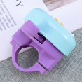 thumbnail image 3 of Car Bell Accessories Daisy Bike Bell for Kids 2Pcs Blue and Purple Set, 3 of 5