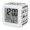 Black, White, Silver, Slate, variant on Black Pumpkins Halloween Digital Alarm Clock for Bedrooms, Smart LED Alarm Clock with 7 Color Changing Night Light, Haunted House Striped Silent Wake Up Clocks for Sleep Study Cooking 3.2"x3.2"
