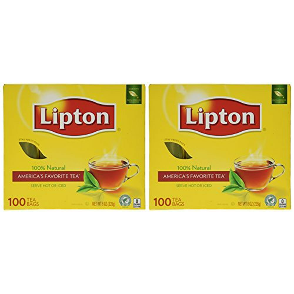 Lipton Black Tea Bags 100 Natural Tea 100 ct