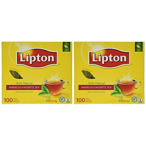 Lipton Black Tea Bags 100 Natural Tea 100 ct