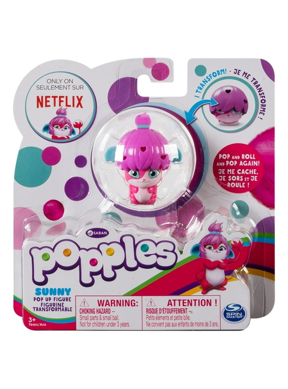 Popples, Pop Up Transforming Figure, Sunny, by Spin Master