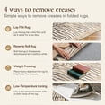 thumbnail image 6 of KUETH 9x12 Zebra Area Rugs Machine Washable Rugs for Living Room, Non Slip Flat Pile Rug with Rubber Backing, Modern Rug for Entryway Bedroom Dining Room Home Office, 6 of 10