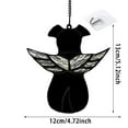 thumbnail image 3 of Hangs Stained Dog Memorial Angel Wing Window Hanging Suncatcher Sympathy Remembrance Loss Pet Owners In Memory Of Dogs, 3 of 5