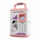 thumbnail image 1 of Electronic Banking ATM Password Fingerprint Piggy Bank Cash Coins with Music, Pink, 1 of 4
