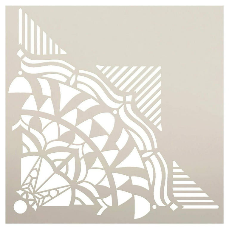 Bliss Mandala Stencil - Durable & Reusable Mylar Stencils
