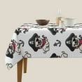 thumbnail image 3 of Wukai Pirate Puppy Waterproof Tablecloth for Kitchen Dining, Fits Square Tables for 2-4 Seats -54"x54", 3 of 7
