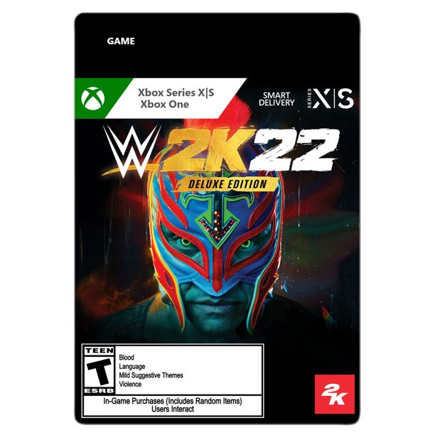 WWE 2K22 Deluxe Edition, TakeTwo 2K, Xbox One, Xbox Series X,S, [Digital], 74045