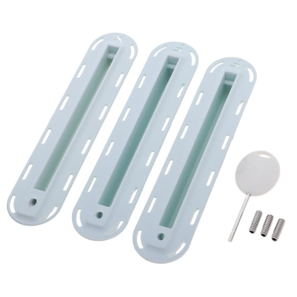 S SERENABLE 3pcs / Set Surfing Surf Thruster Boxes Accessory - White