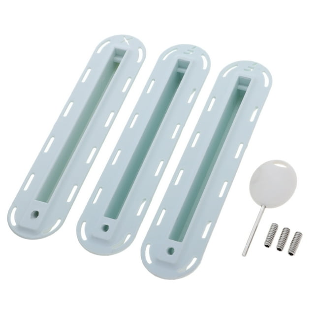 S SERENABLE 3pcs / Set Surfing Surf Thruster Boxes Accessory - White