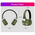 thumbnail image 6 of Foldable Wired Headphones for Kids - Comfortably Designed to fit On-Ear - Works with Toniebox and All 3.5mm Devices,Green, 6 of 6