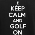 thumbnail image 3 of CafePress - Keep Calm And Golf On Pajamas - Women's Short Sleeve Print T-Shirt and Pants Dark Cotton Pajama Set, 3 of 7