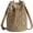 Khaki, variant on JennyShop Cute Mobile Phone Bag Bucket Bag, Women's PU Leather Woven Drawstring Single Shoulder Crossbody Bag