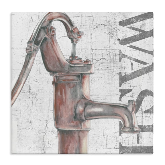 Stupell Industries Rustic Lodge Rustic Wash Spicket Canvas Art, 24 x 24, by Studio 731 rep. Levison Designs