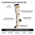 thumbnail image 2 of Pofeuu Peanuts Print Compression Socks for Women & Men Circulation - Best Support for Nurses,Running,Athletic,Sports, 2 of 7