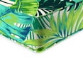 thumbnail image 2 of Jordan Manufacturing 46.5" x 24" Kadir Iceberg Green Leaves Rectangular Outdoor Deep Seat Chair Cushion Set with Welt, 2 of 9