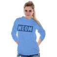 thumbnail image 4 of Crazy Cat Lady Meow Kittycat Lover Women's Long Sleeve T Shirt Brisco Brands 3X, 4 of 6