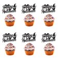 thumbnail image 1 of Murciélago Arthsdite Happy Halloween con forma de araña y fantasma para cupcakes, 24 unidades, 1 of 7
