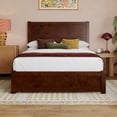 thumbnail image 4 of AFI Aveline Full Platform Bed with Matching Footboard & Storage Drawers, Walnut, 4 of 13