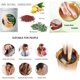 thumbnail image 2 of ZHAOCHENG Baño de pies con jengibre y drenaje linfático Baño de pies con chimenea Baño de pies con ajenjo Bolsa para baño de pies con jengibre, 2 of 5
