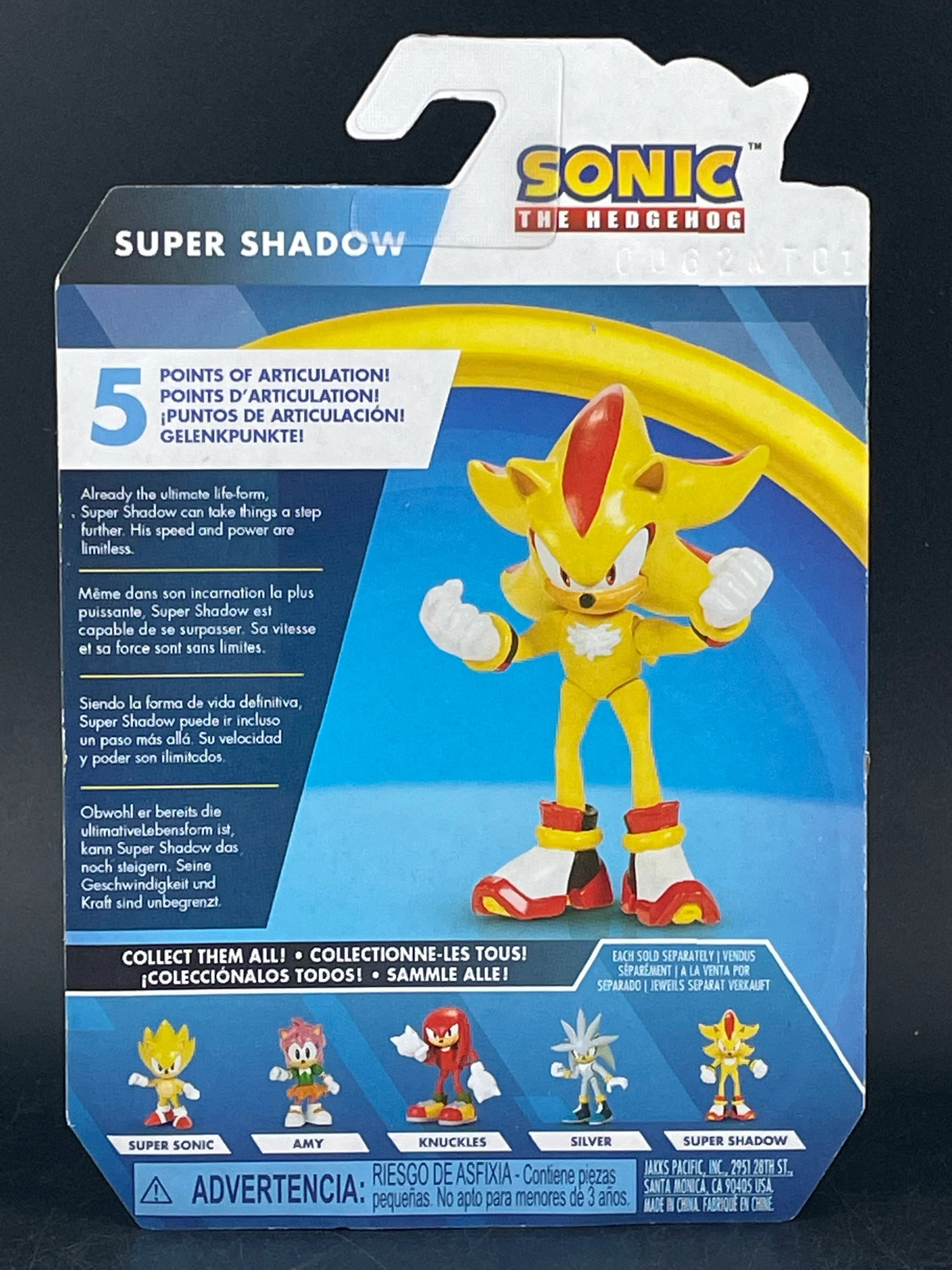 2022 JAKKS Pacific- Sonic the Hedgehog 2 (Movie) - SUPER SONIC (w Chao –  Trends Elite