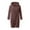 Brown, variant on Fleece Zip Up Robes for Kids Girls Polar Fleece Jumpsuit Hooded Bear Ear Long Sleeve Hooded Front Zipper Robes Solid Furry Romper Winter Thermal Outfits